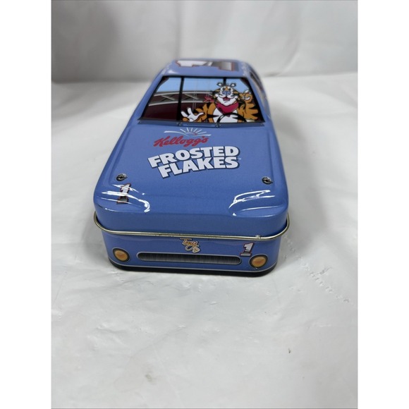 Kellogg's Frosted Flakes Car Tin 1998‎ Tony The Tiger Racing Container Kellog - Picture 4 of 16